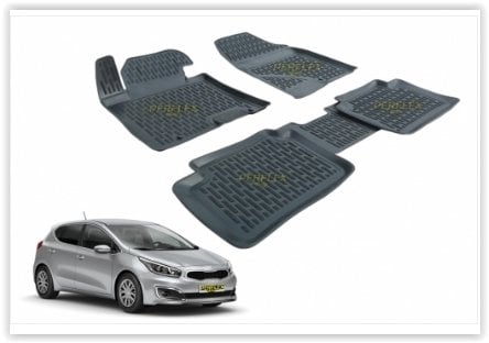 PASPAS 3D X-MAT HAVUZLU KIA CERATO 15 SİYAH