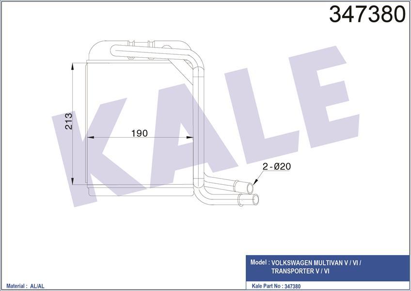 KALORİFER RADYATÖRÜ TRANPORTER T5-T6 03