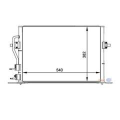 8FC351300-161 KLİMA KONDENSERİ POLO-LUPO 99-01 -SEAT AROSA 97-04 1.0-1.4-1.6