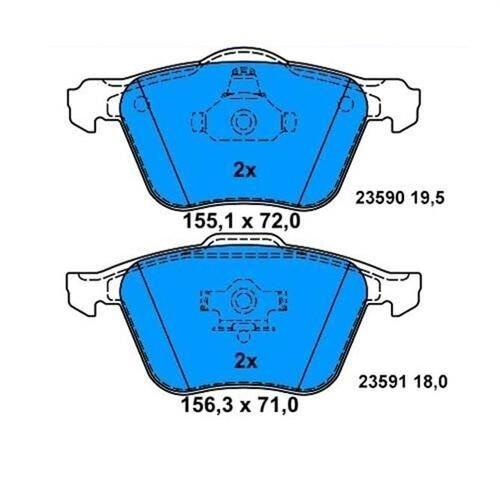 ON FREN BALATASI VOLVO S60 00 S70 97 00 S80 98 V70 97 07 V70 01 07 XC70 00 XC90 02 12 16 JANT 0986TB2875