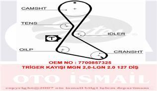 TRİGER KAYIŞI 127x190 MEGANE 2.0-LAGUNA 2.0 127 DİŞ GD127H9.5P190 CT840