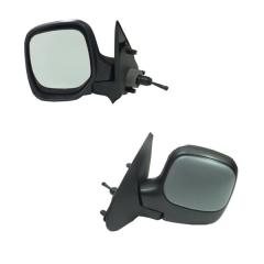 DIŞ DİKİZ AYNASI SOL BERLINGO-PARTNER 97> MEKANİK ISITMALI KONVEKS ASTARLI 2 FİŞ VM-118NPL