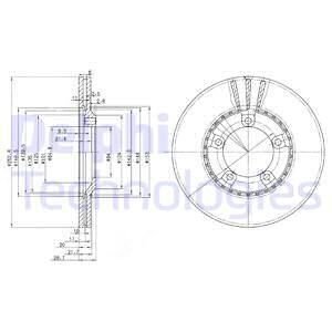 FREN DİSKİ ÇİFTLİ PAKET . DELİKLİ ÖN HYUNDAI GRACE. H100. H150. H200. SATELLITE 07/1993