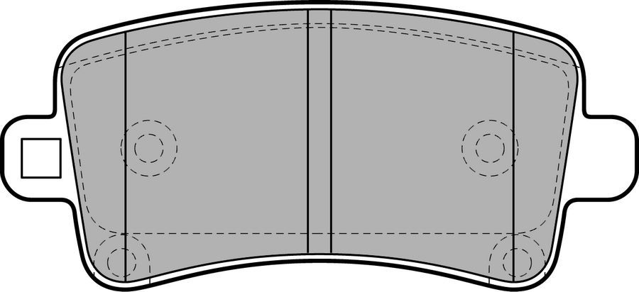 ARKA FREN BALATASI INSIGNIA A 08>17 SAAB 9.5 10> MALIBU 2.0D 2.4 12> 16 İNÇ JANT