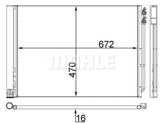 KLIMA RADYATORU BMW F10 F01 N47 N57 B47 B57