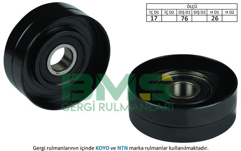 ALTERNATÖR GERGİ RULMANI ASTRA F-G-COMBO-CORSA C 1.7TDS-1.7TD-1.7TDI 16V 70x19x17