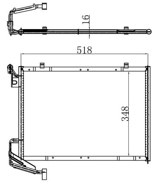 KLİMA RADYATORU KONDENSERİ FIESTA 1.0 ECOBOOST 08>17
