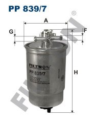 YAKIT FİLTRESİ DİZEL POLO 1.4 TDI-AROSA 1.4 TDI-LUPO 1.2-1.4 TDI