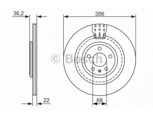 ARKA FREN AYNASI A6 12 A7 12 A8 11 355.8x22x5DLxHVLI