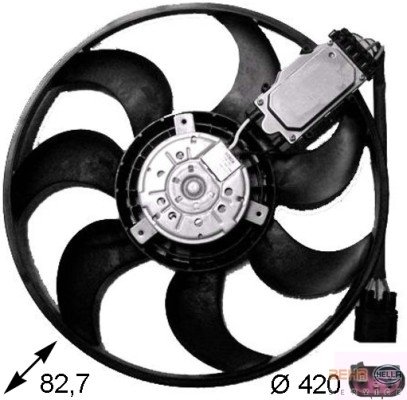 8EW351043-231 FAN MOTORU TOUAREG 03-10 Q7 10 CAYENNE 03 AC