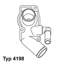 x TERMOSTAT KOMPLE ASTRA G-ZAFIRA A 2.0 D X20DTL-Y20DTL-Y20DTH 92C