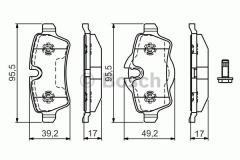 FREN BALATASI ARKA MINI R55 R56 R57 R58 R59