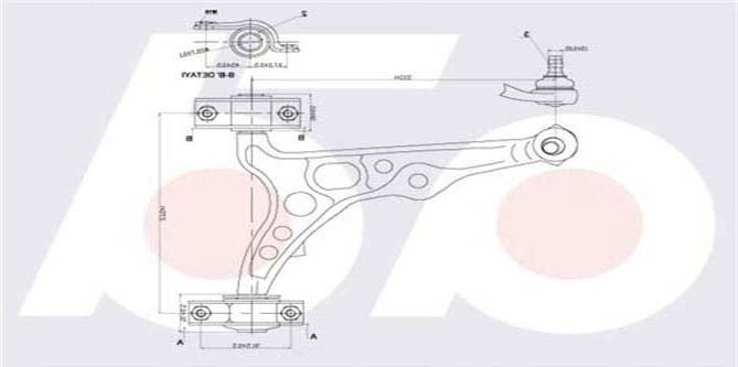 ALT SALINCAK SAĞ 15mm TMPR 89 -TİPO 87