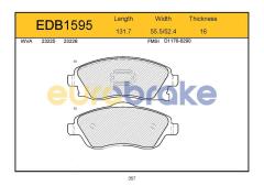 ÖN BALATA COMBO C-CORSA C 1.3-1.7 CDTI 01 MERIVA 03 TIGRA 04 GDB1570-FDB1424-LP1676