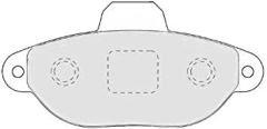 ÖN BALATA FİŞLİ FIAT PANDA 1.2 09 PANDA 1.4 10 500 1.2 11/08 FORD KA 1.2 2.09