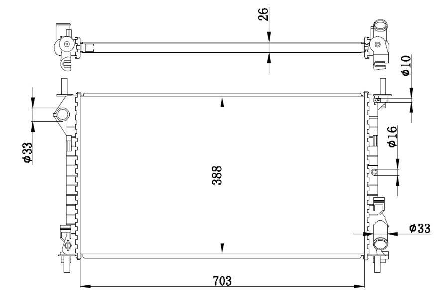 MOTOR SU RADYATORU CONNECT 1.8TDCI 75PS 90PS 110PS 02 KLIMALI 2 SIRA AL PL