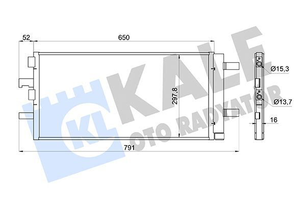 KLIMA RADYATORU BMW F40 F44 F45 F46 F48 F39 MINI COUNTRYMAN F60