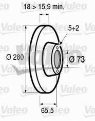 x ÖN FREN DİSKİ DUCATO 94/4.02 BOXER 94-4.02 JUMPER 94-4.02 279.5x18x5DL 1.4Q