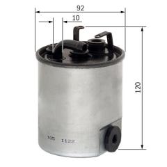 YAKIT FILTRESI MERCEDES OM611 OM668 W168 W414 W638 B901>B904