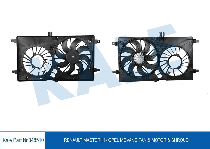 FAN MOTORU KOMPLE MASTER 3 10 MOVANO B 3 10 2.3 DCI M9T