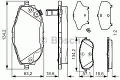 ÖN FREN BALATA TOYOTA AURIS COROLLA 1.33L 1.6L 1NR-FE 1ZR-FAE NRE180 ZRE181 ZRE185 12-> / 1.4L 1ND-FTV NDE180 12->