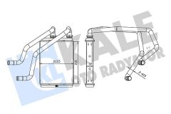 KALORİFER RADYATÖRÜ NISSAN X-TRAIL 2.0L QR20 T30 01-07 - ALEMİNYUM