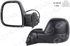 DIŞ DİKİZ AYNASI SOL RIFTER-BERLINGO 2019 COMBO-PROACE CITY 19 ELEKTRİKLİ DESENLİ REZİSTANSLI OTOMATİK AÇMA KAPAMA