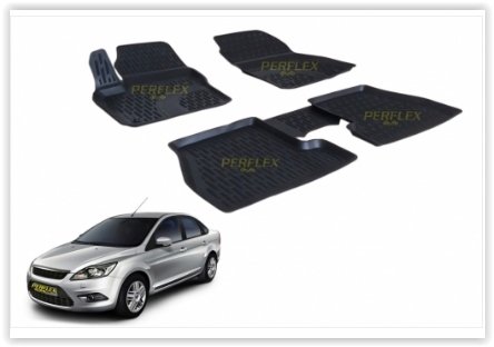 PASPAS 3D X-MAT HAVUZLU FORD FOCUS 2 05-11 SİYAH