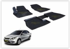 PASPAS 3D X-MAT HAVUZLU FORD FOCUS 2 05-11 SİYAH