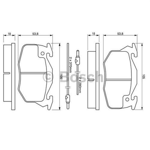 ÖN FREN BALATASI P106 91>04 P205 83>94 P305 83>88 P306 93>01 P309 85>93 P405 87>92 SAXO AX ZX C15 F İŞLİ