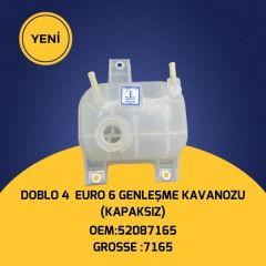 RADYATÖR EK SU DEPOSU GENLEŞME KAVANOZU KAPAKSIZ DOBLO 4 1.3 EURO 6