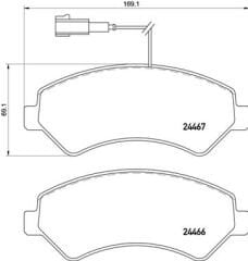 ÖN BALATA BOXER 06 JUMPER 06 DUCATO 06 169.1x69.1x19