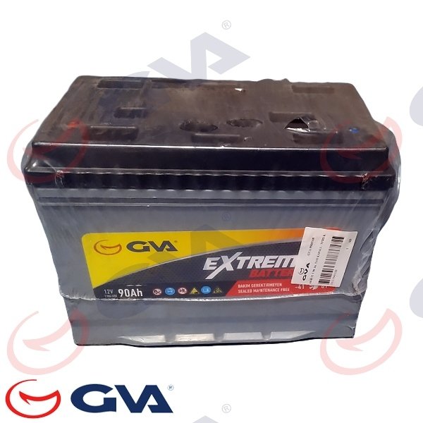 AKÜ 12 V 90 Ah. TAM KAPALI - TERS KUTUP 302x172x220