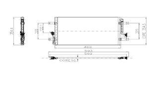 KLİMA KONDENSERİ PALIO 1.4-1.6 490x350x21 1 SIRA ALB SİSTEM