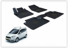 PASPAS 3D X-MAT HAVUZLU FORD COURIER 14 SİYAH