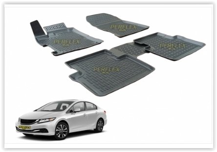 PASPAS 3D X-MAT HAVUZLU HONDA CIVIC 12-16 SİYAH