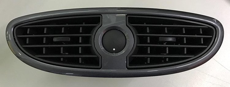 HAVALANDIRMA ORTA BÜYÜK IZGARASI CLIO 3 (PARLAK FÜME)