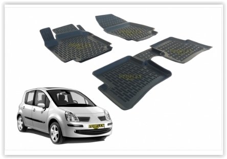 PASPAS 3D X-MAT HAVUZLU RENAULT MODUS 05-09 SİYAH