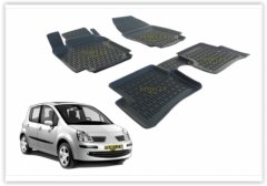 PASPAS 3D X-MAT HAVUZLU RENAULT MODUS 05-09 SİYAH