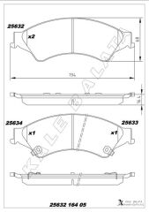 ON FREN BALATASI RANGER TKE 2.2TDCI / 3.2TDCI 4 4 12 /i