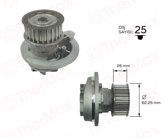DEVİRDAİM ASTRA F-G-VECTRA A-B-OMEGA B-KADETT E-CALIBRA A 1.8i 16V-1.7D-2.0i 16V T 1334041