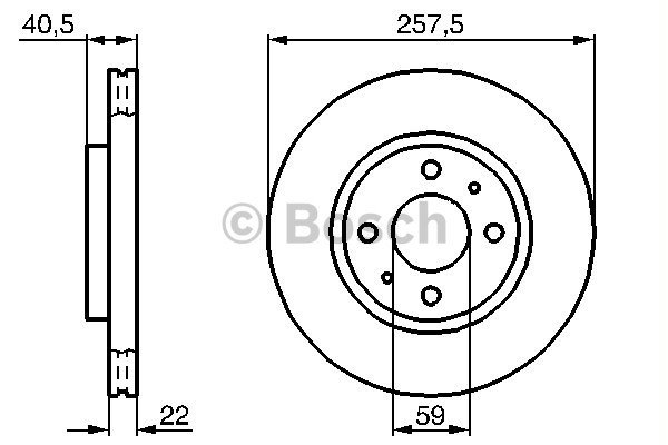ÖN FREN AYNASI DOBLO-LINEA-FIORINO-BIPPER-NEMO-LINEA-500-BRAVO-MITO-IDEA 15JNT 257.5x22x4DLxHAVALI