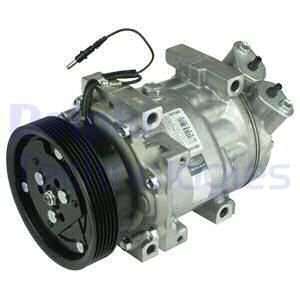 KLIMA KOMPRESORU DACIA LOGAN 04>SANDERO 08> DUSTER 10> 1.4 K7J 1.5dCi K9K 1.6 K4M 12V 6 KANAL 124MM