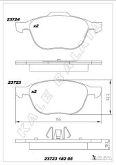ÖN BALATA FOCUS 04 18 CMAX 07 19 KUGA 1 -2 08 14 VOLVO V40 19 C30 06 12 S70 08 13S40 04 12 V50 04 12 MAZDA 3 03 09 5 05 09