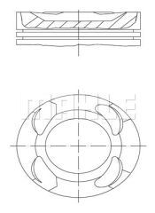 PISTON SEGMAN 82 mm STANDART BMW B38 B15 A B58 B30 A F20 F30 F40 F45 F46 F32 F36 F48 F39