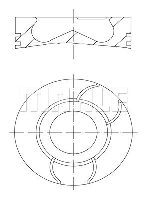 MOTOR PİSTON SEGMAN 0.50 -0.20mm KISA P206-P307-C3-FIESTA 1.4 HDI-TDCI DW4 8V 74.20mm