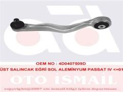 ÜST SALINCAK SOL PASSAT 96-00 -A4 95-09 - A6 97-05 - A8 94-02 -SUPER B 02-08 ALÜMİNYUM