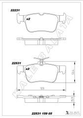 ARKA FREN BALATASI GALAXY 3 15 MONDEO 5 14 EDGE 15 19 FOCUS 4 17 KUGA 3 19