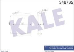 KALORIFER RADYATORU 204DTD AJ20D4 DISCOVERY SPORT L550 FREELANDER 2 L359 R.R EVOQUE L538 VOLVO V60 1 S80 2 S60 2