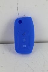 KONTAK ANAHTAR KUMANDA KORUYUCU KILIF SİLİKON 3 TUŞ MAVİ FORD FOCUS 2-FIESTA-X MAX